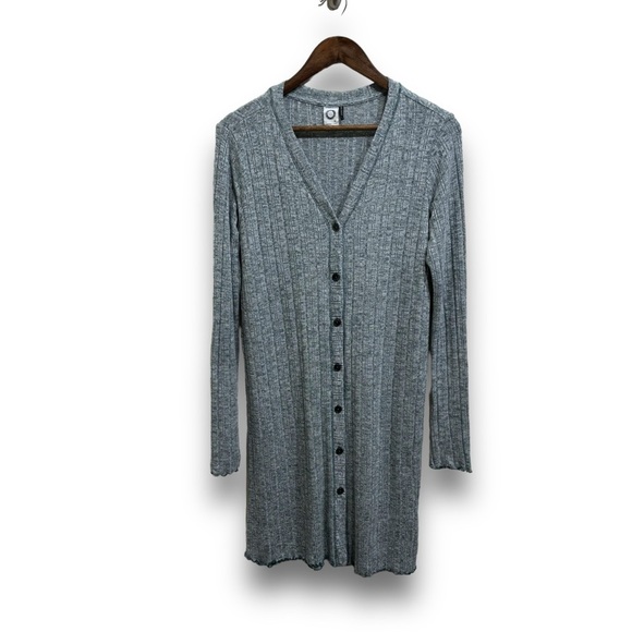 Anthropologie Women's Akemi + Kin Chateaux Knit Button Up Cardigan Green Size S - Picture 1 of 6